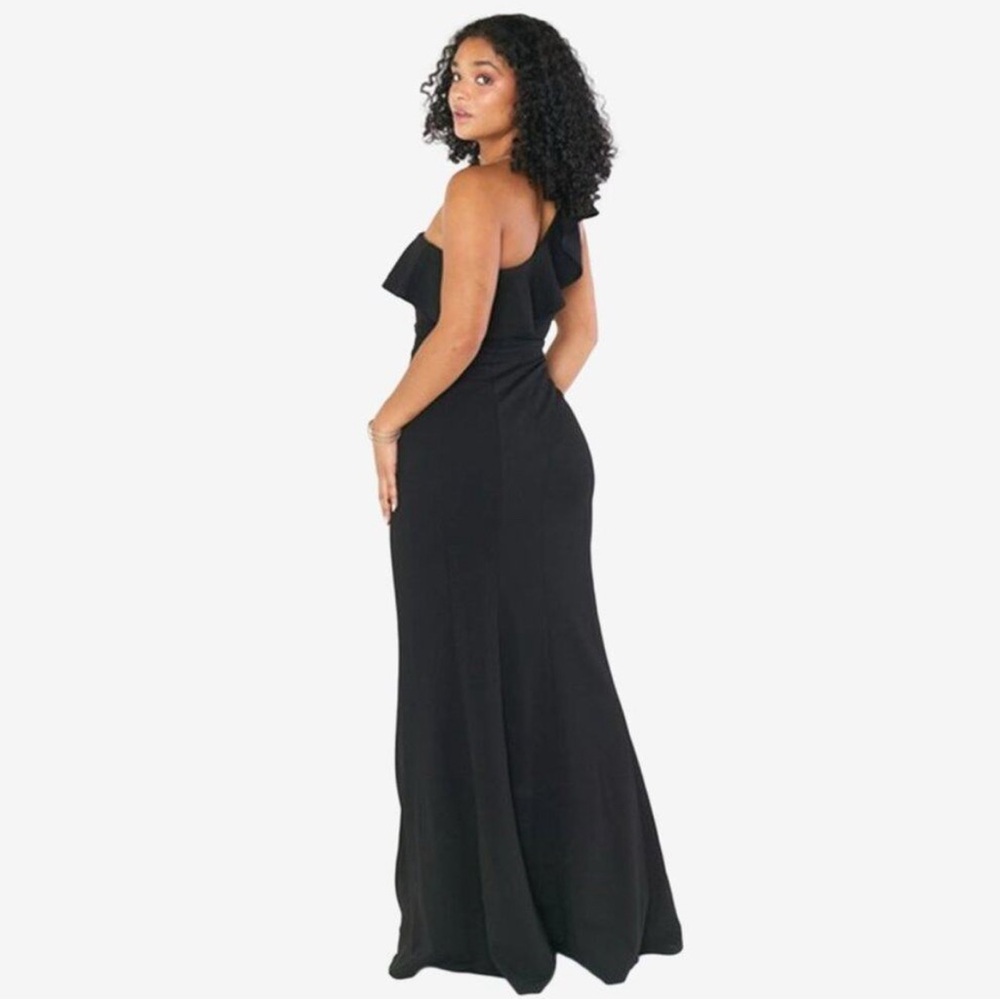 NWT Show Me Your Mumu Florentine Maxi Dress Black Stretch Size Small - Picture 2 of 9